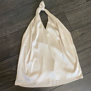 SUPERDOWN womens silky camisol white size small